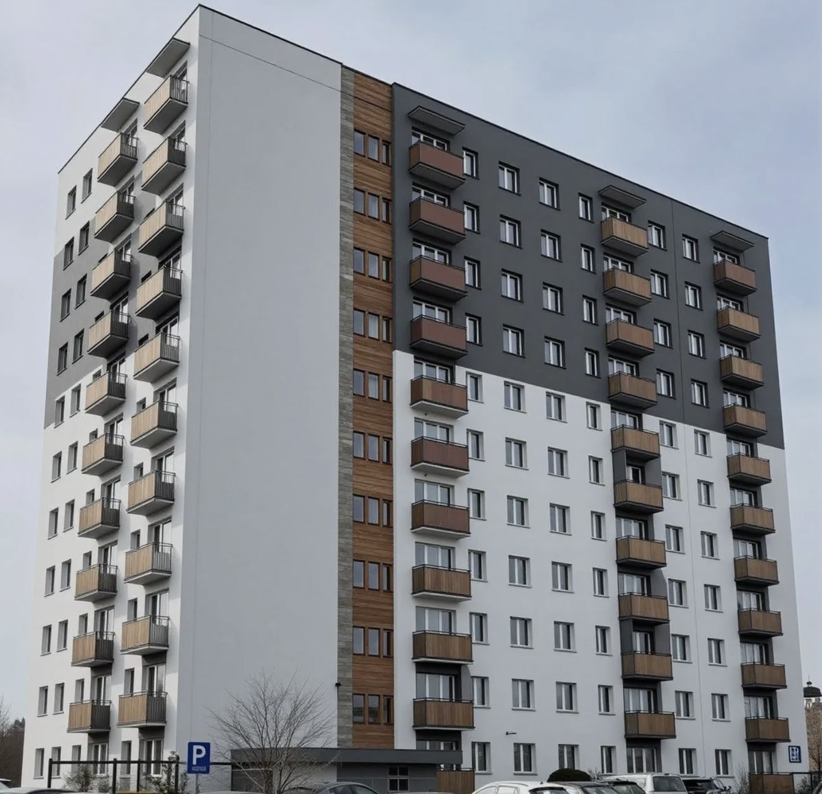 Blok nr 27 po renowacji elewacji